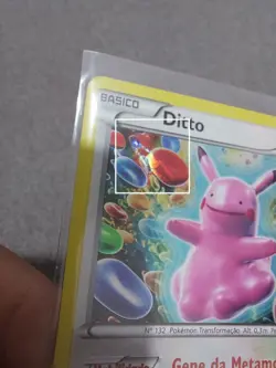Ditto XY40 Pokemon Black Star Promo Holo PORTUGUESE NM w/ Swirl See Pics - Image 3