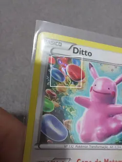 Ditto XY40 Pokemon Black Star Promo Holo PORTUGUESE NM w/ Swirl See Pics - Image 4