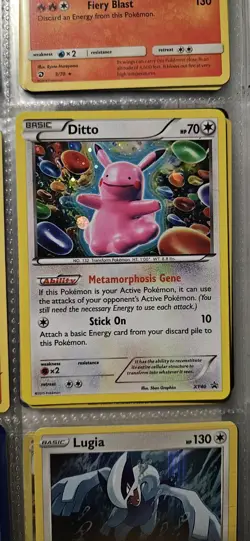 Pokemon TCG Ditto XY40 Black Star Promo Holo Card Near Mint Condition - Image 1