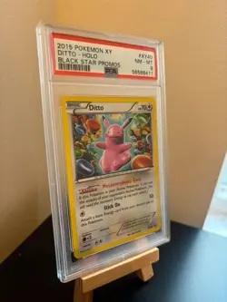 Ditto XY40 Holo Black Star Promo Pokemon TCG Cards 2015 XY PSA 8 - Image 2