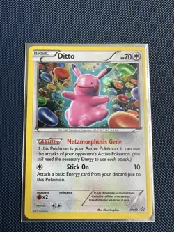 Pokemon TCG Ditto XY40 Black Star Promo Holo Card NM Condition - Image 1