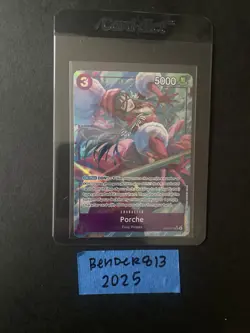 One Piece CCG Porche OP07-072 Alt Art SR 500 Years In The Future English NM - Image 1