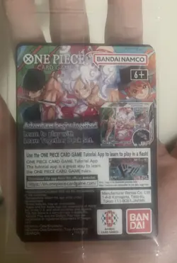 One Piece: US Voyage Monkey.D.Luffy Card (Sealed from Rutgers) + Poster Included - Image 2