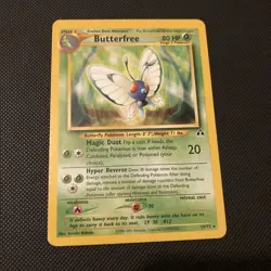 Butterfree Neo Discovery Non-Holo Rare unlimited Pokemon Card 19/75 - Image 1