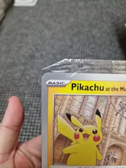 Pokemon TCG Promo Oversized Card - Pikachu at the Museum (Sealed) - UK - Image 2