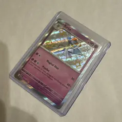 Pokemon TCG Kirlia Paldean Fates Baby Shiny Card 154/091 Pokemon English Holo - Image 3