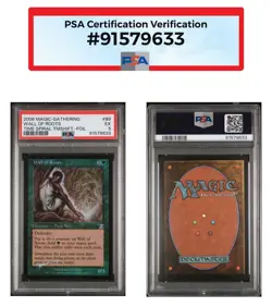 MTG✨WALL OF ROOTS FOIL✨Time Spiral - Timeshifted PSA 5MINT 2006 MTG - Image 3