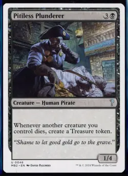 MtG MB2 Pitiless Plunderer #46 White Border - Image 1