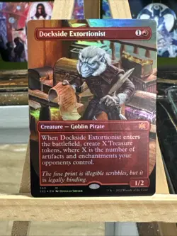 MTG *Dockside Extortionist Borderless Foil X1*(NM) Double Masters 2022 Magic - Image 1