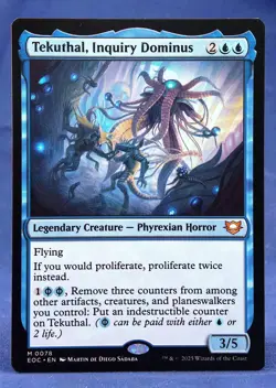 Tekuthal, Inquiry Dominus - MTG - Commander: Edge of Eternities - Excellent NM - Image 1