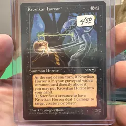 Krovikan Horror Alliances Regular Magic The Gathering MTG - Image 1