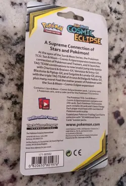Pokemon Cosmic Eclipse 2019 Blister Pack (Cleffa Igglybuff Togepi Cover) RARE - Image 2