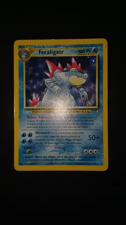 POKEMON FERALIGATR HOLO NEO GENESIS 4/111 ITA POOR NO SHINING CRYSTAL CHARIZARD - Image 1