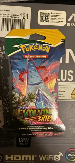 Pokemon Evolving Skies sleeved booster pack - Image 1