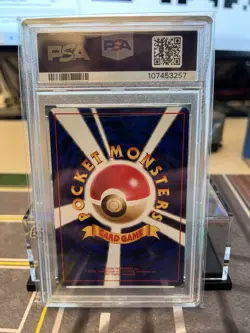 1997 Pokemon Japanese Jungle #134 Vaporeon Holo PSA 6 - Image 2