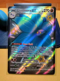 Glimmora EX Shiny 218/091 - Paldean Fates - Ultra Rare - Near Mint Pokemon TCG - Image 1