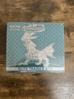Pokemon TCG Sun & Moon Crimson Invasion Elite Trainer Box ETB (Sealed) (Tear) - Image 1