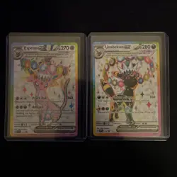 Umbreon EX & Espeon EX Promos - Prismatic Evolutions - Pokemon TCG #175 & #176 - Image 1