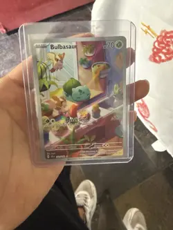 Pokemon TCG Bulbasaur Stellar Crown Illustration - Image 1
