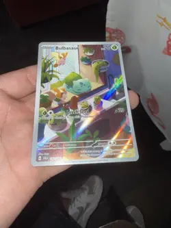 Pokemon TCG Bulbasaur Stellar Crown Illustration - Image 3