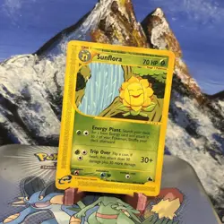 Sunflora - 105/144 Pokemon Skyridge - Regular E Reader HP / Damaged - Image 2