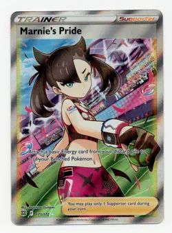 Marnie's Pride 171/172 Full Art Ultra Rare Brilliant Stars Pokemon TCG NM - Image 1