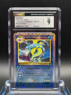 CGC 9 MINT ✨ - Gyarados 12/110 Legendary Collection Reverse Holo - 2002 Pokemon - Image 1