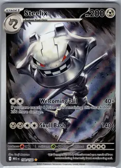 Steelix 150/132 ME01: Mega Evolution - Pokemon Card - NM - Image 1