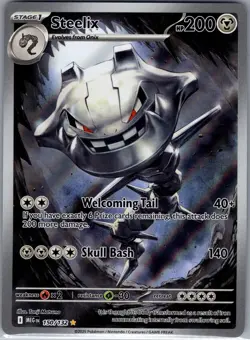 Steelix 150/132 ME01: Mega Evolution - Pokemon Card - NM - Image 1