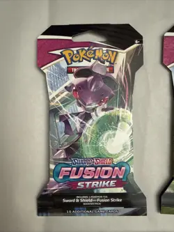 2021 | Pokemon | Lot of x3 Fusion Strike Sleeved Booster Packs | Sealed | TCG - Image 2