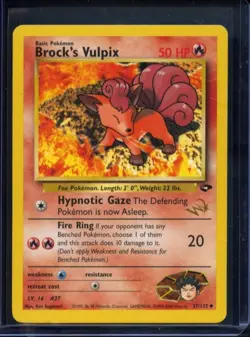 Brock's Vulpix 37/132 Gym Challenge Regular - Image 1