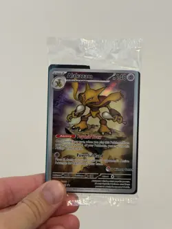 Alakazam Pokemon Center Holo Promo Card 009 Mega Evolutions Pokemon TCG Sealed - Image 1