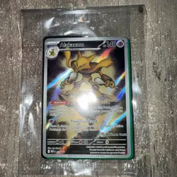 Alakazam Pokemon Center Holo Promo Card 009 Mega Evolutions Pokemon TCG Sealed - Image 1