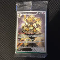 Pokemon TCG Alakazam Holo Sealed Promo Card Mega Evolutions - Image 1