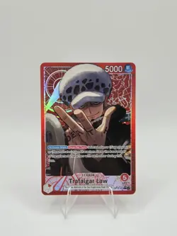 Trafalgar Law - OP14-001 (Alternate Art) OP14-001 The Azure Sea's Seven Foil NM - Image 1