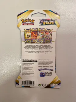 Pokemon TCG: Sword and Shield Brilliant Stars Sleeved Booster Pack (10 Cards) 820650809972 - Image 2
