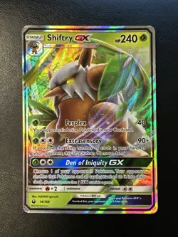 Shiftry GX [MP] - 14/168 - Pokemon Celestial Storm Sun & Moon Ultra Rare Card - Image 1