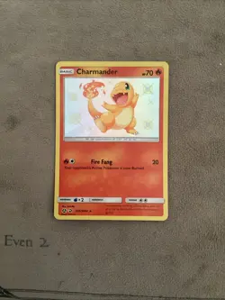Charmander - SV6/SV94 - Pokemon Hidden Fates Sun & Moon Shiny Rare Card NM - Image 1