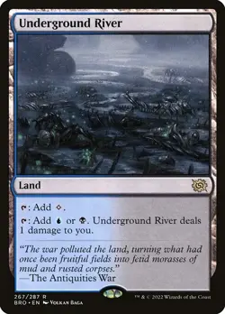 [MTG] Underground River (267) (BRO) NM - Image 1