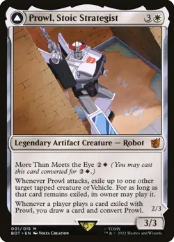 [MTG] Prowl, Stoic Strategist / Prowl, Pursuit Vehicle (001) (BOT) NM - Image 1