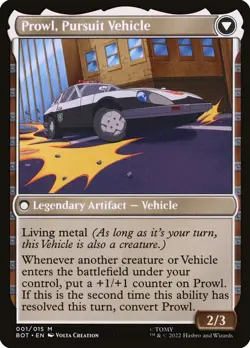 [MTG] Prowl, Stoic Strategist / Prowl, Pursuit Vehicle (001) (BOT) NM - Image 2