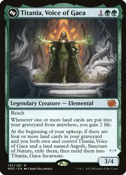 [MTG] Titania, Voice of Gaea (193) (BRO) NM - Image 1