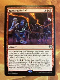MTG Rousing Refrain Commander: Outlaws of Thunder Junction Rare Near-Mint!! - Image 1