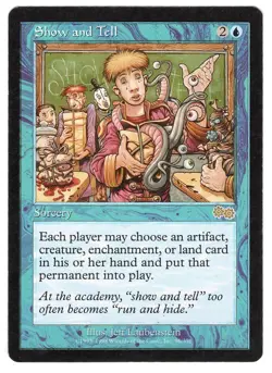 1x Show and Tell - Urza's Saga - MTG Single - Image 1