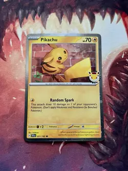 Pikachu Pokemon Day 2026 051/162 Holo Stamped Promo Card NM ⚡ - Image 2