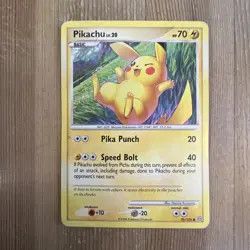 Pokemon Pikachu 70/100 D&P Stormfront Common MP - Image 1