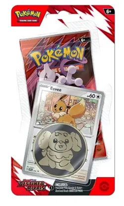 Pokemon TCG: Scarlet & Violet - Destined Rivals Checklane Blister - Eevee Promo - Image 1