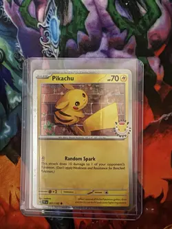Pikachu 51/162 Stamped 2026 Pokemon Day 30th Anniversary Promo TCG - Image 1