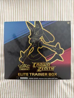 POKEMON TCG CROWN ZENITH SEALED ELITE TRAINER BOX ETB - Image 1