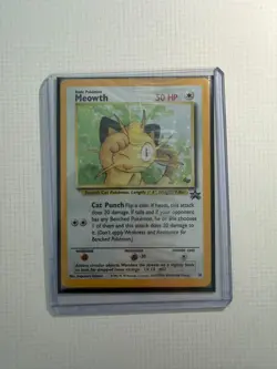 2000 Pokemon Meowth 10 Holo Black Star Promo Gameboy Factory Sealed - Image 2